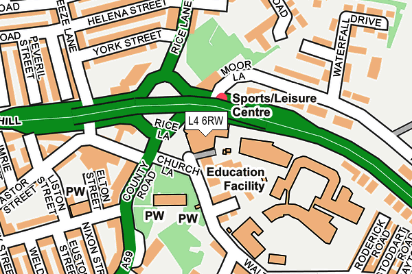 L4 6RW map - OS OpenMap – Local (Ordnance Survey) L4 6RW map - OS OpenMap – Local (Ordnance Survey)