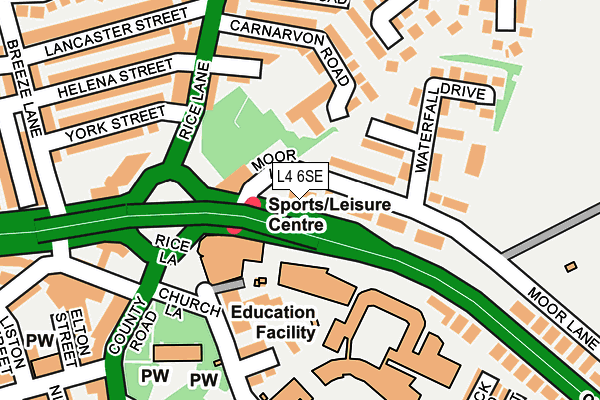 L4 6SE map - OS OpenMap – Local (Ordnance Survey) L4 6SE map - OS OpenMap – Local (Ordnance Survey)