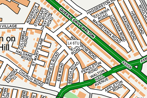 L4 6TU map - OS OpenMap – Local (Ordnance Survey) L4 6TU map - OS OpenMap – Local (Ordnance Survey)