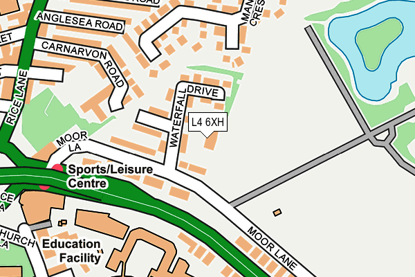 L4 6XH map - OS OpenMap – Local (Ordnance Survey) L4 6XH map - OS OpenMap – Local (Ordnance Survey)