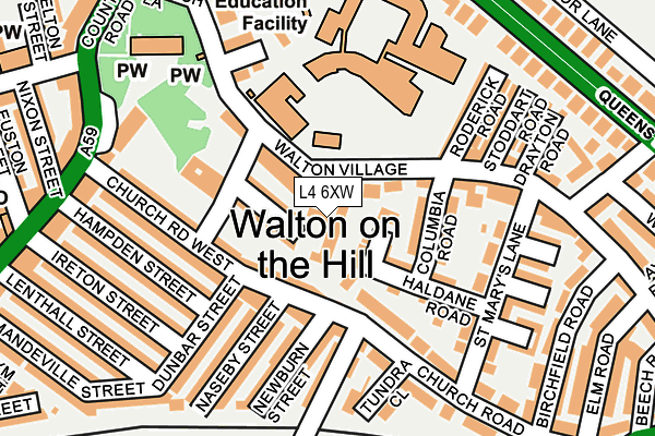 L4 6XW map - OS OpenMap – Local (Ordnance Survey) L4 6XW map - OS OpenMap – Local (Ordnance Survey)