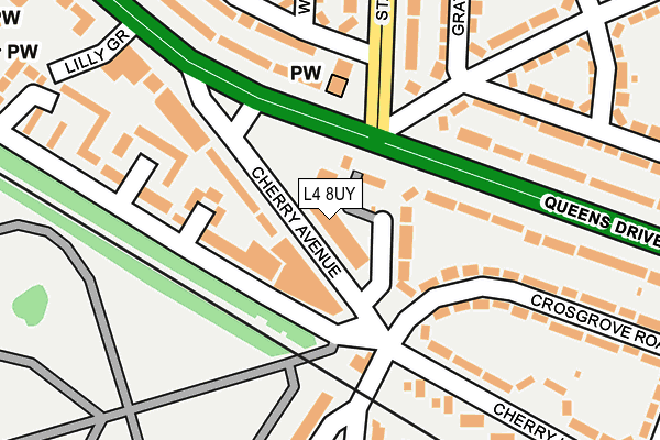 L4 8UY map - OS OpenMap – Local (Ordnance Survey) L4 8UY map - OS OpenMap – Local (Ordnance Survey)