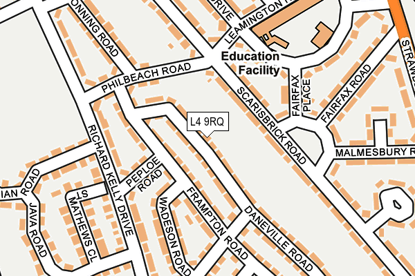 L4 9RQ map - OS OpenMap – Local (Ordnance Survey) L4 9RQ map - OS OpenMap – Local (Ordnance Survey)