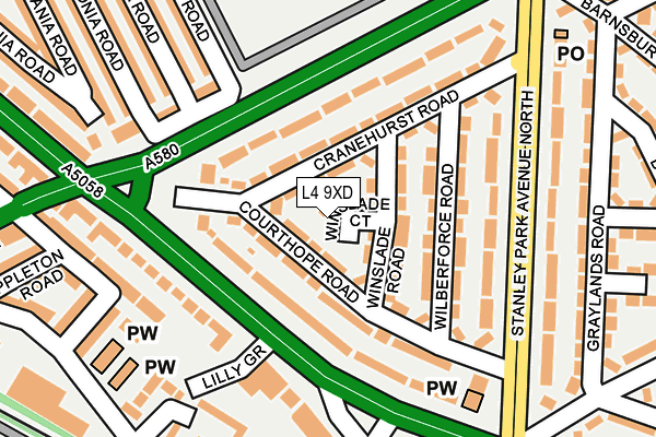 L4 9XD map - OS OpenMap – Local (Ordnance Survey) L4 9XD map - OS OpenMap – Local (Ordnance Survey)