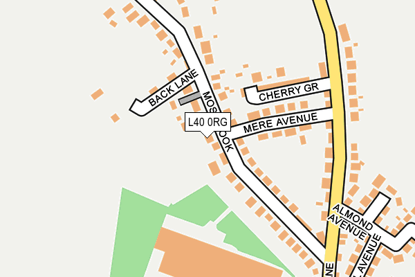 L40 0RG map - OS OpenMap – Local (Ordnance Survey) L40 0RG map - OS OpenMap – Local (Ordnance Survey)