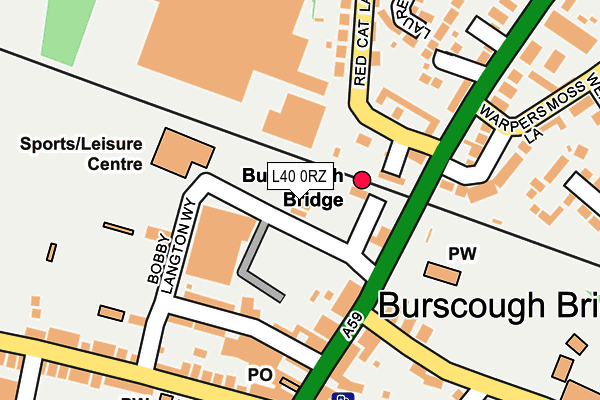 L40 0RZ map - OS OpenMap – Local (Ordnance Survey) L40 0RZ map - OS OpenMap – Local (Ordnance Survey)
