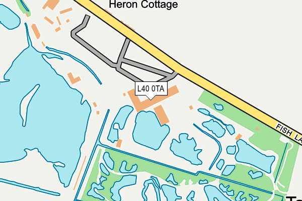 L40 0TA map - OS OpenMap – Local (Ordnance Survey) L40 0TA map - OS OpenMap – Local (Ordnance Survey)