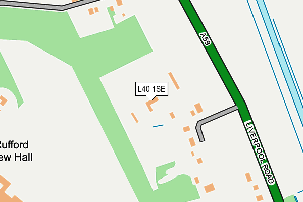 L40 1SE map - OS OpenMap – Local (Ordnance Survey) L40 1SE map - OS OpenMap – Local (Ordnance Survey)