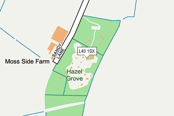L40 1SX map - OS OpenMap – Local (Ordnance Survey) L40 1SX map - OS OpenMap – Local (Ordnance Survey)