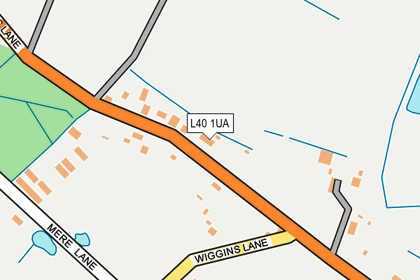 L40 1UA map - OS OpenMap – Local (Ordnance Survey) L40 1UA map - OS OpenMap – Local (Ordnance Survey)