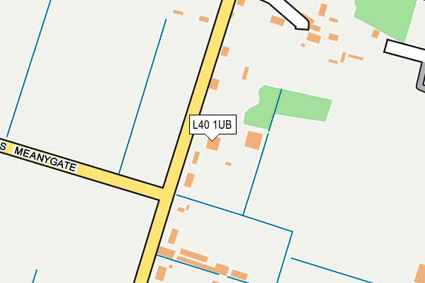 L40 1UB map - OS OpenMap – Local (Ordnance Survey) L40 1UB map - OS OpenMap – Local (Ordnance Survey)