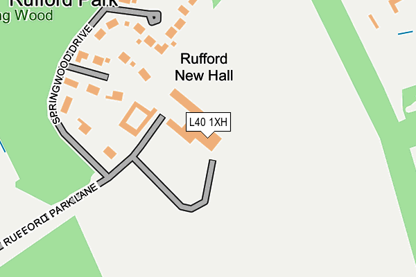 L40 1XH map - OS OpenMap – Local (Ordnance Survey) L40 1XH map - OS OpenMap – Local (Ordnance Survey)