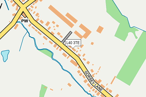 L40 3TE map - OS OpenMap – Local (Ordnance Survey) L40 3TE map - OS OpenMap – Local (Ordnance Survey)