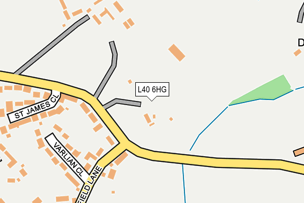 L40 6HG map - OS OpenMap – Local (Ordnance Survey) L40 6HG map - OS OpenMap – Local (Ordnance Survey)