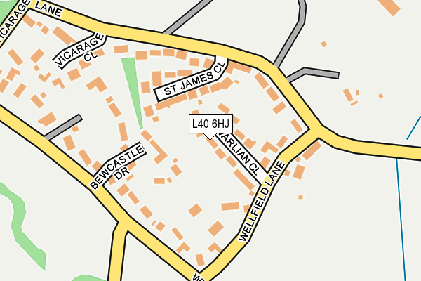 L40 6HJ map - OS OpenMap – Local (Ordnance Survey) L40 6HJ map - OS OpenMap – Local (Ordnance Survey)