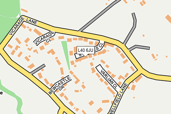 L40 6JU map - OS OpenMap – Local (Ordnance Survey) L40 6JU map - OS OpenMap – Local (Ordnance Survey)