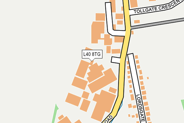 L40 8TG map - OS OpenMap – Local (Ordnance Survey) L40 8TG map - OS OpenMap – Local (Ordnance Survey)