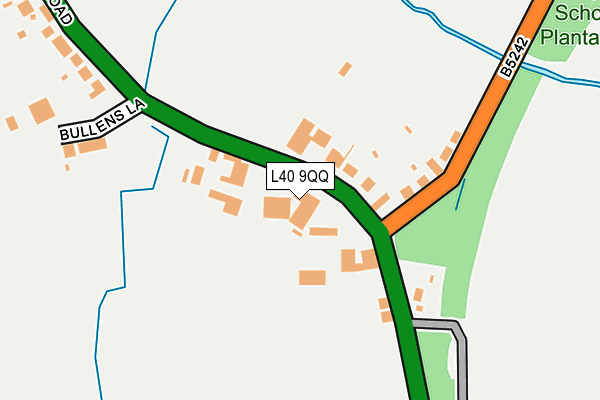 L40 9QQ map - OS OpenMap – Local (Ordnance Survey) L40 9QQ map - OS OpenMap – Local (Ordnance Survey)