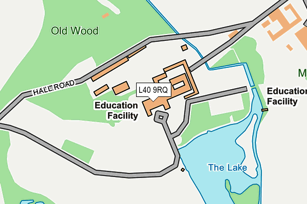 L40 9RQ map - OS OpenMap – Local (Ordnance Survey) L40 9RQ map - OS OpenMap – Local (Ordnance Survey)