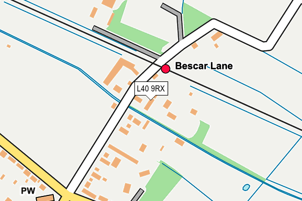 L40 9RX map - OS OpenMap – Local (Ordnance Survey) L40 9RX map - OS OpenMap – Local (Ordnance Survey)