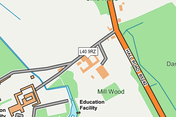 L40 9RZ map - OS OpenMap – Local (Ordnance Survey) L40 9RZ map - OS OpenMap – Local (Ordnance Survey)