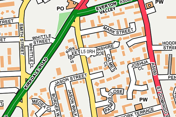 L5 0RH map - OS OpenMap – Local (Ordnance Survey) L5 0RH map - OS OpenMap – Local (Ordnance Survey)