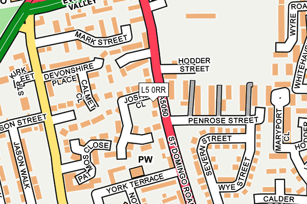 L5 0RR map - OS OpenMap – Local (Ordnance Survey) L5 0RR map - OS OpenMap – Local (Ordnance Survey)