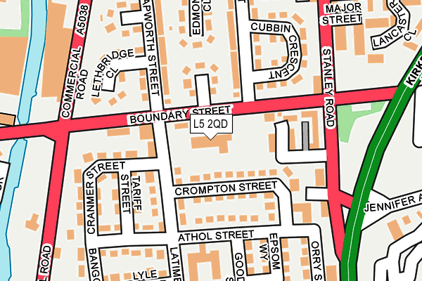 L5 2QD map - OS OpenMap – Local (Ordnance Survey) L5 2QD map - OS OpenMap – Local (Ordnance Survey)