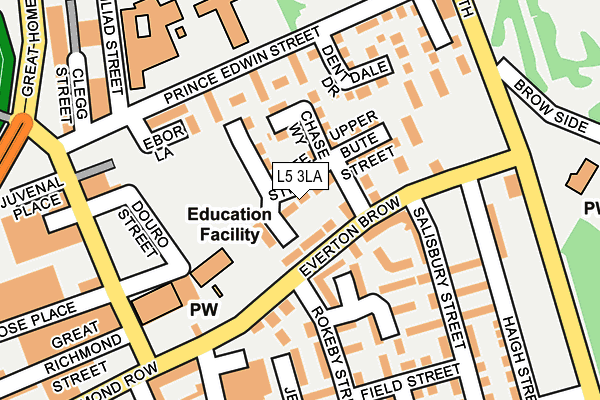 L5 3LA map - OS OpenMap – Local (Ordnance Survey) L5 3LA map - OS OpenMap – Local (Ordnance Survey)