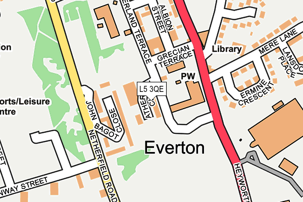 L5 3QE map - OS OpenMap – Local (Ordnance Survey) L5 3QE map - OS OpenMap – Local (Ordnance Survey)