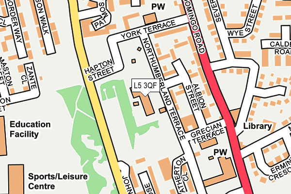 L5 3QF map - OS OpenMap – Local (Ordnance Survey) L5 3QF map - OS OpenMap – Local (Ordnance Survey)