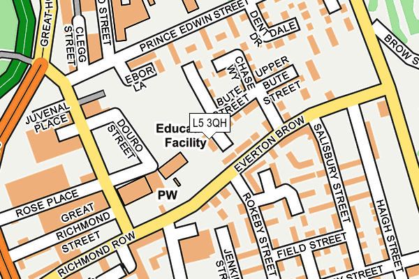 L5 3QH map - OS OpenMap – Local (Ordnance Survey) L5 3QH map - OS OpenMap – Local (Ordnance Survey)