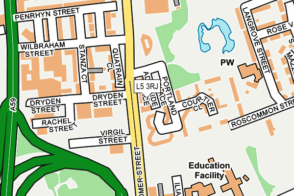 L5 3RJ map - OS OpenMap – Local (Ordnance Survey) L5 3RJ map - OS OpenMap – Local (Ordnance Survey)
