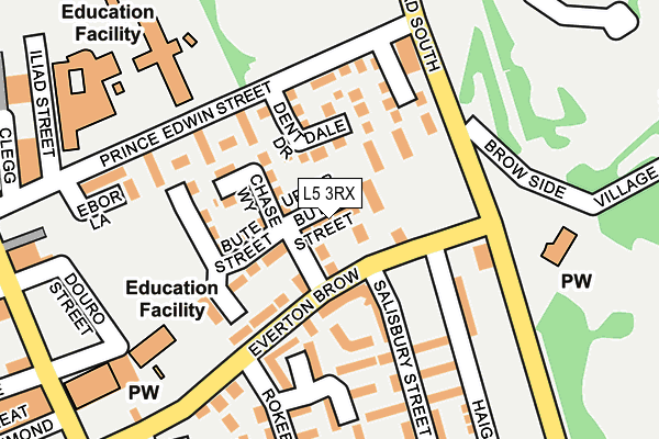 L5 3RX map - OS OpenMap – Local (Ordnance Survey) L5 3RX map - OS OpenMap – Local (Ordnance Survey)