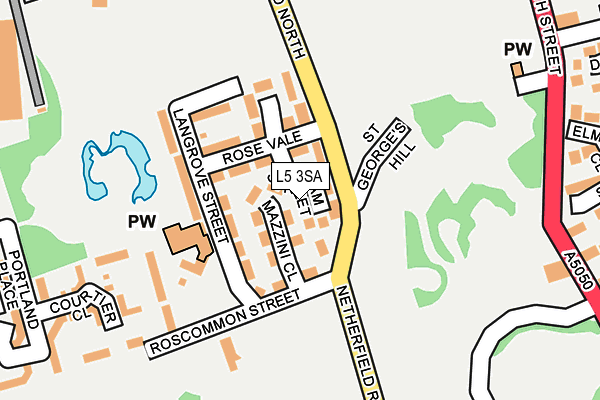L5 3SA map - OS OpenMap – Local (Ordnance Survey) L5 3SA map - OS OpenMap – Local (Ordnance Survey)