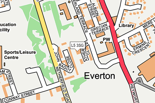 L5 3SG map - OS OpenMap – Local (Ordnance Survey) L5 3SG map - OS OpenMap – Local (Ordnance Survey)