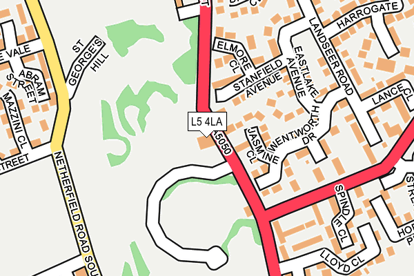 L5 4LA map - OS OpenMap – Local (Ordnance Survey) L5 4LA map - OS OpenMap – Local (Ordnance Survey)