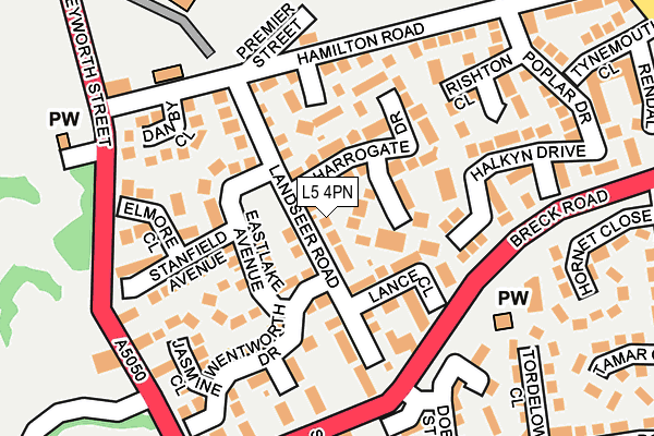 L5 4PN map - OS OpenMap – Local (Ordnance Survey) L5 4PN map - OS OpenMap – Local (Ordnance Survey)