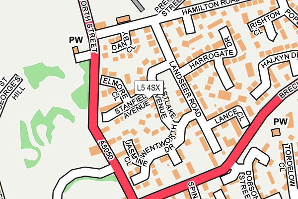 L5 4SX map - OS OpenMap – Local (Ordnance Survey) L5 4SX map - OS OpenMap – Local (Ordnance Survey)