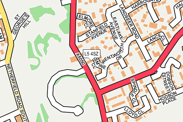 L5 4SZ map - OS OpenMap – Local (Ordnance Survey) L5 4SZ map - OS OpenMap – Local (Ordnance Survey)
