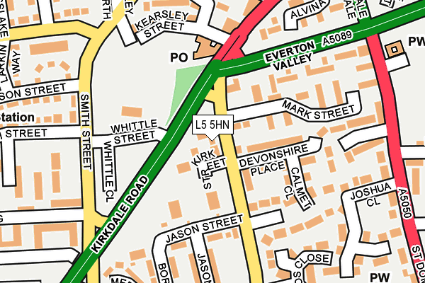 L5 5HN map - OS OpenMap – Local (Ordnance Survey) L5 5HN map - OS OpenMap – Local (Ordnance Survey)