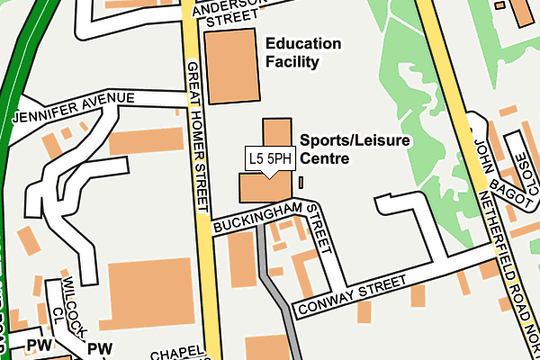 L5 5PH map - OS OpenMap – Local (Ordnance Survey) L5 5PH map - OS OpenMap – Local (Ordnance Survey)