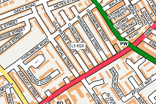 L5 6QX map - OS OpenMap – Local (Ordnance Survey) L5 6QX map - OS OpenMap – Local (Ordnance Survey)