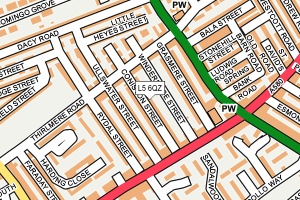 L5 6QZ map - OS OpenMap – Local (Ordnance Survey) L5 6QZ map - OS OpenMap – Local (Ordnance Survey)