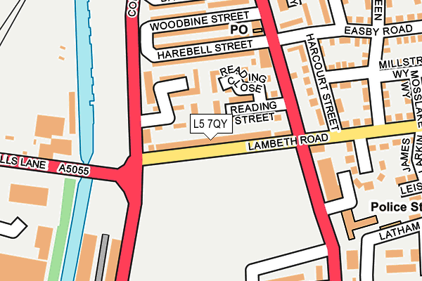 L5 7QY map - OS OpenMap – Local (Ordnance Survey) L5 7QY map - OS OpenMap – Local (Ordnance Survey)