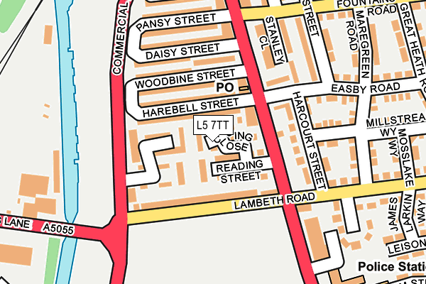 L5 7TT map - OS OpenMap – Local (Ordnance Survey) L5 7TT map - OS OpenMap – Local (Ordnance Survey)
