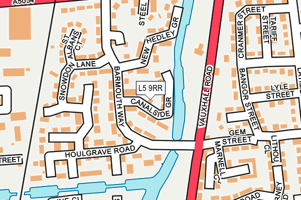 L5 9RR map - OS OpenMap – Local (Ordnance Survey) L5 9RR map - OS OpenMap – Local (Ordnance Survey)