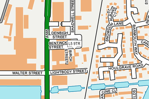 L5 9TR map - OS OpenMap – Local (Ordnance Survey) L5 9TR map - OS OpenMap – Local (Ordnance Survey)