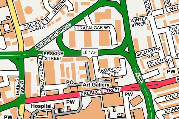 L6 1AH map - OS OpenMap – Local (Ordnance Survey) L6 1AH map - OS OpenMap – Local (Ordnance Survey)