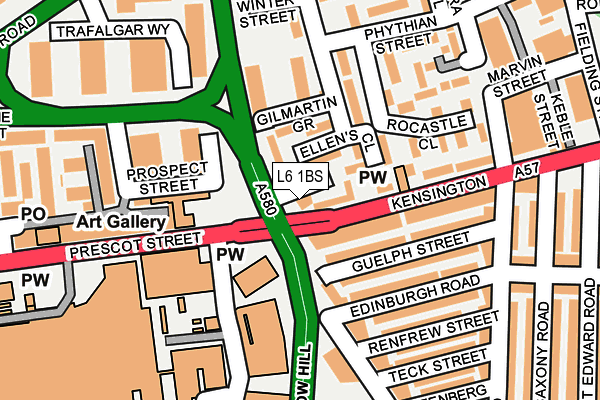 L6 1BS map - OS OpenMap – Local (Ordnance Survey) L6 1BS map - OS OpenMap – Local (Ordnance Survey)